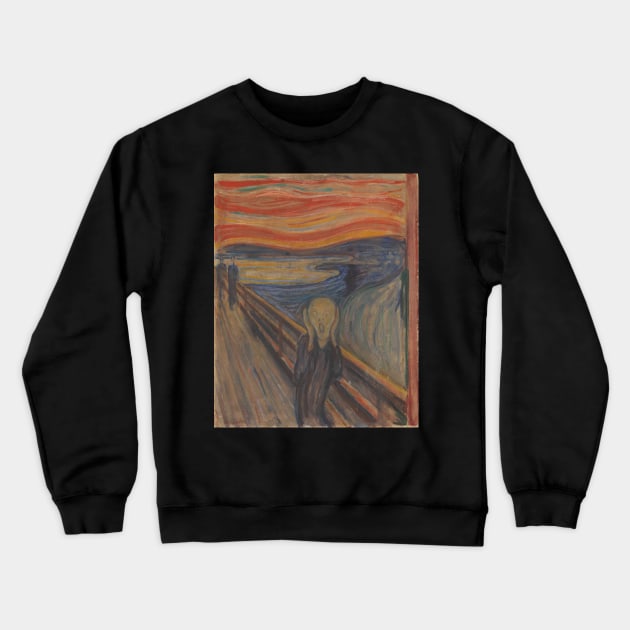 Edvard Munch Crewneck Sweatshirt by KOTFILMS